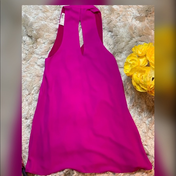 Pink Halter Flowy Dress NWT - Picture 4 of 6